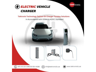 EV charging Turnkey Solutions for Residential Use from Tektronix Technologies in Dubai, Abu Dhabi and Rest of the UAE