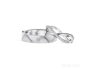 Platinum Dreams: His and Hers Diamond Ring Sets