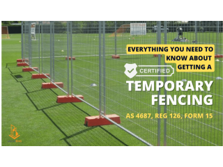 Certified Temporary Fencing in Melbourne