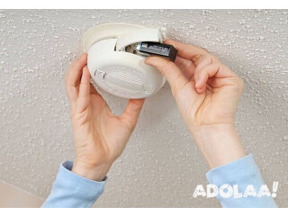 Fire alarm battery replacement