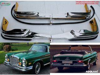 Mercedes W111 W112 low grille models 280SE 3,5L V8 Coupe/Convertible bumpers (1969-1971)