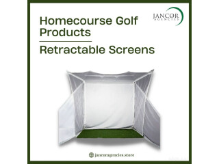 Homecourse Golf Products | Retractable Screens - Jancor Agencies