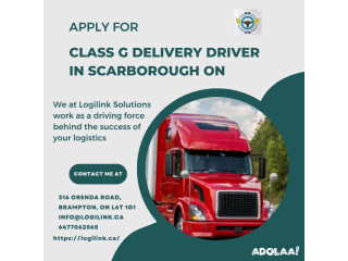 Apply for Class G Delivery Driver in Scarborough ON