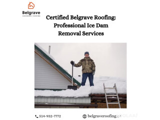 Certified Belgrave Roofing: Professional Ice Dam Removal Services