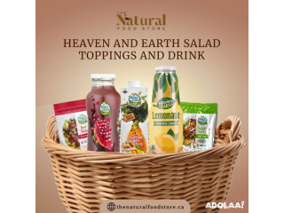 Heaven and Earth Salad Toppings And Drink - The Natural Food Store