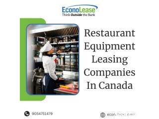 Restaurant Equipment Leasing Companies In Canada - Econolease