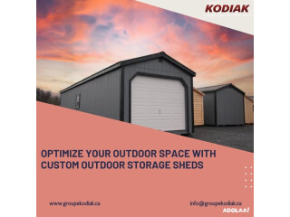 Optimize Your Outdoor Space with Custom Outdoor Storage Sheds