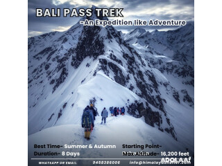 Bali pass trek with Himalaya Shelter (HS)