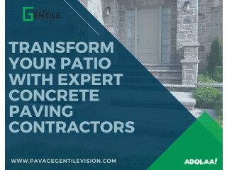 Transform Your Patio with Expert Concrete Paving Contractors