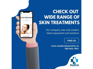 Professional skin treatment services Alberta | Oxyderm Laser Clinic