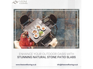 Enhance Your Outdoor Oasis with Stunning Natural Stone Patio Slabs