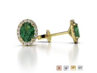 Designer Range of Emerald Earrings in UK