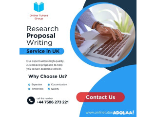 Research proposal writing service in UK | Online Tutors Group