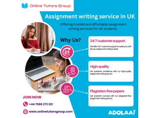 Online Tutors Group [ Assignment writing service in UK/London ]