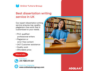 Best dissertation writing service in UK Online Tutors Group