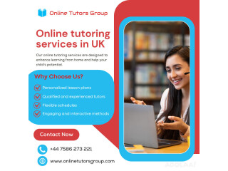 Online tutoring services in UK