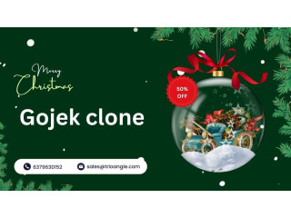 Steal 50% off On Christmas For Gojek Clone! Hurry!!! Limited Time Offer.