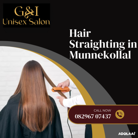 hair-straighting-in-munnekollal-gi-unisex-salon-big-0
