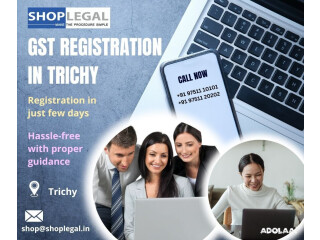 GST Registration in Trichy within 3 days | ShopLegal