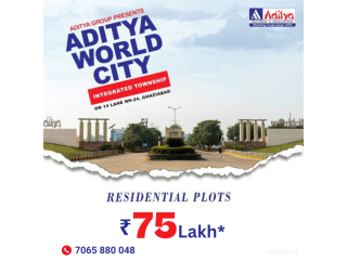 Looking for Investment in Residential Property Aditya world City Plots | 7065-880-048