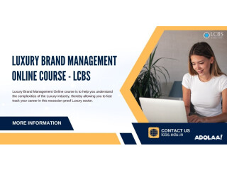 Luxury Brand Management Online Course - LCBS