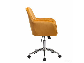 Velvet Office Chair Home Swivel Computer Desk Chairs