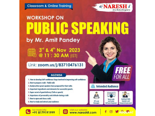 Free online demo public speaking in NareshIT