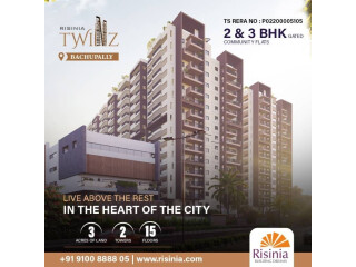 Bachupally Flats for Sale | The Twinz by Risinia