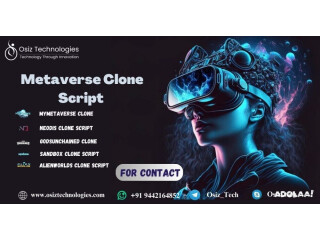 A Notable Metaverse Clone script development company | Osiz Technologies