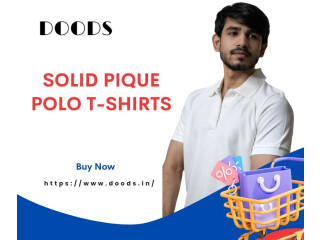 Solid Pique Polo T-Shirts