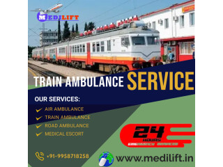 Medilift Train Ambulance in Patna Provides Medical Transportation with ICU Facilities