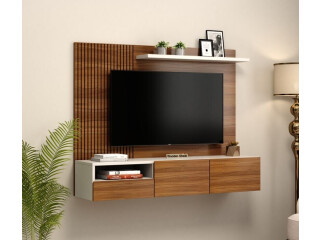 Revamp your entertainment area! 65% off TV units at Wooden Street's New Year Sale.