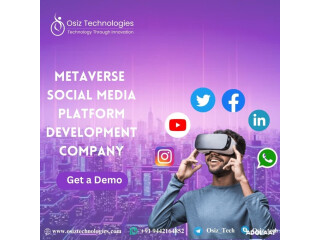 An Exceptional Metaverse social media platform development company | Osiz Technologies