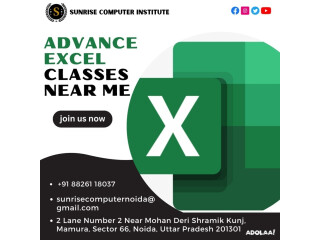 Advance Excel Classes Near Me