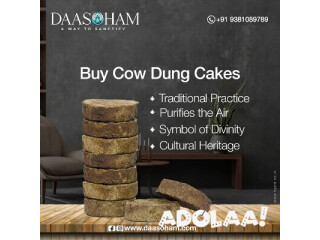 Cow dung cake for Agni Homa