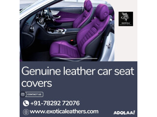 Genuine leather car seat covers