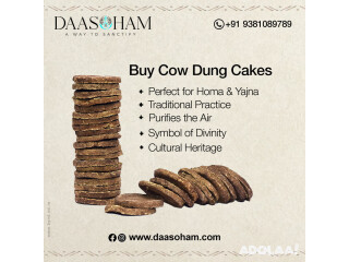 Cow Dung Cakes For Ayusha Homa