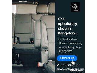 Car upholstery shop in Bangalore KA 560070