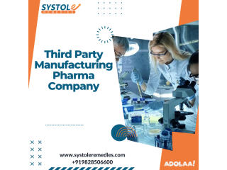 Pharma Third Party Manufacturing Company