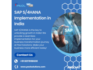 SAP S/4HANA Implementation in India | Peol Solutions