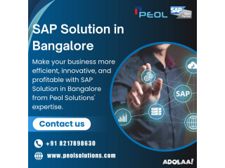 SAP Solution in Bangalore | SAP Solution in India