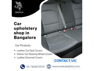 Exotica Leathers|Car upholstery shop in Bangalore