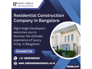 Residential Construction Company in Bangalore