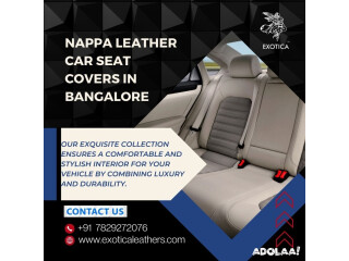 Exotica Leathers|Nappa leather car seat covers in Bangalore