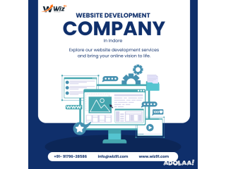 Choosing Wiz91 Technologies as the website development in indore .