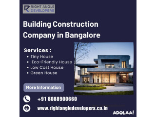 Building Construction Company in Bangalore | Construction Company in Bangalore