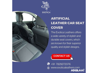 Exotica Leathers|Artificial leather car seat cover