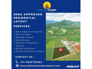 Rera Approved Residential Layout/Plots for Sale Around Airport KA