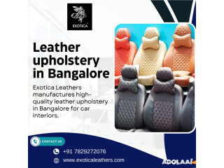 Leather upholstery in Bangalore Karnataka 560070