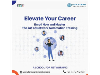 LAN AND WAN TECHNOLOGY OFFERS NETWORKING AUTOMATION COURSE ONLINE